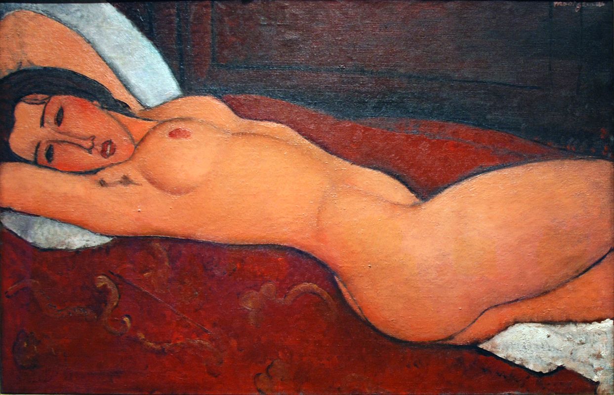 Top Met Paintings After 1860 13 Amedeo Modigliani Reclining Nude